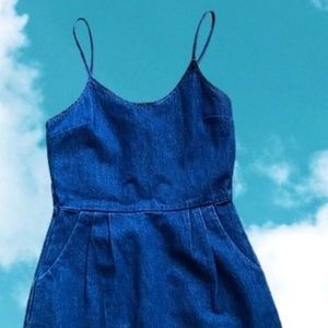 New Urban Outfitters Objects Without Meaning Denim Dress